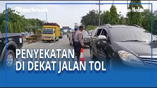 Penyekatan Arus Mudik tak Jauh dari Tol TebingtinggiMedan [upl. by Sunshine574]