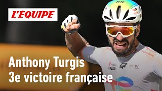 Tour de France 2024  Anthony Turgis sort vainqueur des chemins blancs Pogacar toujours en jaune [upl. by Adnwahsor]