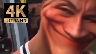 The ROCK Sus Eyebrow 4K 60fps Remastered Meme  DOWNLOAD LINK [upl. by Ahsinroc512]