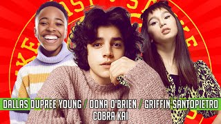 Cobra Kai Season 5 Interview Griffin Santopietro Dallas Dupree Young amp Oona O’Brien SPOILERS [upl. by Heyward494]