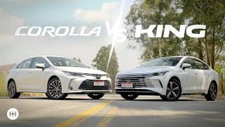 COMPARATIVO BYD KING VS TOYOTA COROLLA HYBRID ⚡ NA FAIXA DOS R 190 MIL QUAL O MELHOR PRA VOCÊ [upl. by Caritta776]