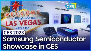 CES 2023 Meet Samsung Semiconductors latest products in Las Vegas  Samsung CES 2023 [upl. by Dallman]