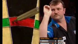 Terry Jenkins vs Gary Anderson  Part 3  2008 Grand Slam of Darts Semi Finals [upl. by Callie372]