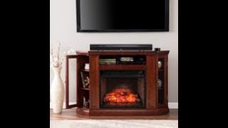 FI9310 Claremont Convertible Media Infrared Fireplace  Cherry Assembly Video [upl. by Duggan186]