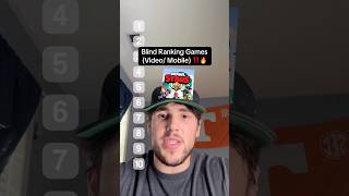 BLIND RANKING VIDEO GAMES MOBILE VIDEO GAMES ‼️🔥 Perfect List 🤔🤔 [upl. by Macswan700]