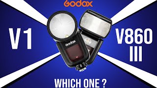 Godox V1 vs Godox v860 III which one is better [upl. by Airotal60]