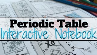 Periodic Table for Chemistry Interactive Notebooks Overview [upl. by Aneelahs]