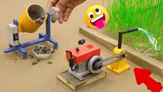 Diy diorama making mini motor water pump science project SanCreator1 [upl. by Oliver948]