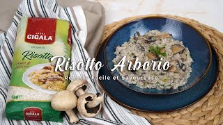 Risotto Arborio  Recettes du Chef Arroz Cigala [upl. by Ahsikram]