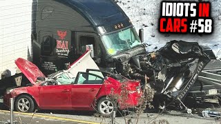 Idiots in Cars amp Hard Car Crashes 2023  Compilation 58 [upl. by Joseito]