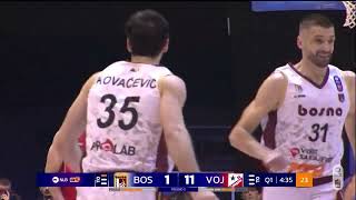 NLB ABA League 2 202425 Round 5 match Bosna Visit Sarajevo – Vojvodina mts 4122024 [upl. by Pasol715]