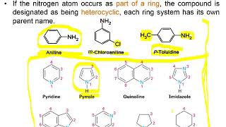 Chapter 24 Amines amp Heterocycles  Lecture 1 slides  voice record [upl. by Lusty]