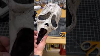 Pt 1 Lets finish this 👻 💀 mask 3dprint tutorial assembly mask cosplay scream ghostface [upl. by Maurilia]