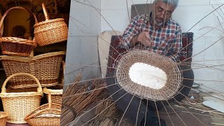 How To Weave a Willow Basket  Basket Weaving Techniques [upl. by Eelrahs]