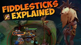 WILD RIFT FIDDLESTICKS  PBE JUNGLE CLEAR AND SKILLS EXPLAINED [upl. by Anivlem]