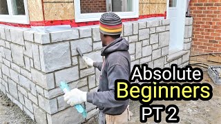 Diy stone work for Absolute Beginners PT 2 Diy Tips [upl. by Ajit]