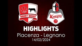 Highlights Piacenza  Legnano del 14022024 [upl. by Eelsnia]