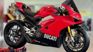 รีวิวรถเข้าใหม่ Ducati V4S ปี2018 ท่อเทอมิฟูซิสเต็มท์ 4USCITEอกล่างคาร์บอน เปิดราคาเร้าๆ [upl. by Henricks]