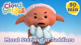 Moral Stories For Preschoolers To Watch Before Bed 💕 Cloudbabies Bedtime Stories Compilation [upl. by Iret]