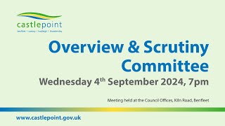 Overview amp Scrutiny Committee  Wednesday 4 September 2024 [upl. by Gilson]