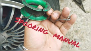 Tutorial  spooring manual  kaki kaki mobil  kijang grand extra [upl. by Ogren]