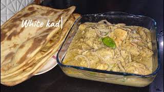 Chicken white kadai  delicious kadai recipe [upl. by Gerianna649]