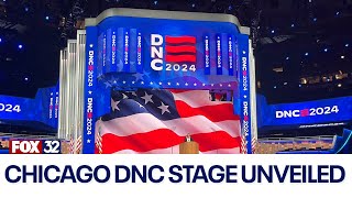 Stage revealed for 2024 Democratic National Convention in Chicago [upl. by Macgregor]