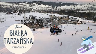 Białka Tatrzańska  Kaniówka  narty styczeń 2022 ⛷️ [upl. by Lehcnom]