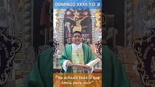 EVANGELIO DE HOY DOMINGO XXXII TO quotBquot parroquiasanroquesurco8846 [upl. by Saile]