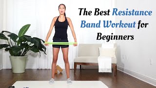 Resistance Band Workout for Beginners A 10 Minute Workout with Marin [upl. by Shu]