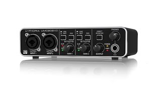 UPHORIA UMC202HD 24Bit192 kHz 2x2 USB Audio Interface [upl. by Amla]