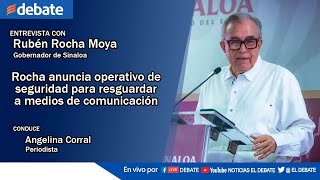 Entrevista con Rubén Rocha Moya Gobernador de Sinaloa [upl. by Eillor]