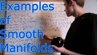 Manifolds 22  Examples and the Smooth Manifold Chart Lemma [upl. by Rihsab]