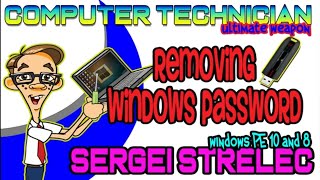 Removing Windows password  Admin password  Active password changer [upl. by Nap787]