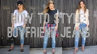 How to Style Boyfriend Jeans [upl. by Charie]