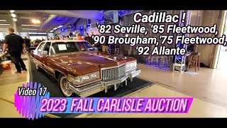 2023 Fall Carlisle Auction Video 17 Cadillac [upl. by Toland]