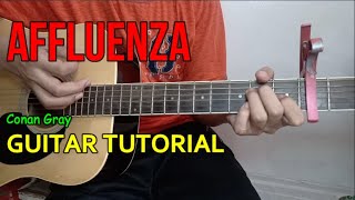 Conan Gray  AFFLUENZA  Guitar Tutorial [upl. by Noseimaj]