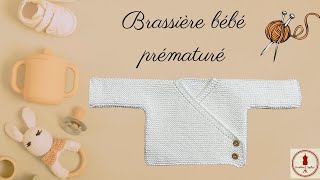 TUTO TRICOT BRASSIÈRE bébé prématuré [upl. by Huda]