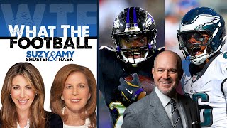 Saquon vs Derrick Henry Who Ya Got Rich Eisen  What the Football with Suzy Shuster amp Amy Trask [upl. by Ellehcrad716]