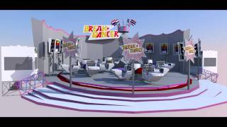 Digital Fairground  Kermis 3D modellen Compilatie [upl. by Rahel639]