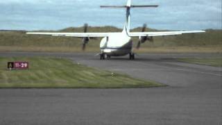 Sligo Airport  Last Aer Arann Flight 21st July 2011 [upl. by Sykleb]