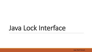 Java Lock interface ReentrantLockReentrantReadWriteLockStampedLock [upl. by Frans]