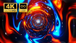 VJ LOOP 03 Tunnel Abstract Glow 4k Screensaver [upl. by Aara647]