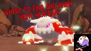 HOW TO SHINY HUNT HEATRAN Where to find Heatran Pokemon BDSP [upl. by Latrena678]