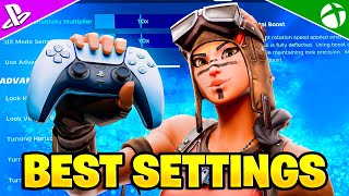 NEW Best Controller SETTINGS  Sensitivity for Console Players [upl. by Cristi]