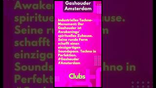 Gashouder Amsterdam techno clubmusic electronicmusic [upl. by Rolyak]