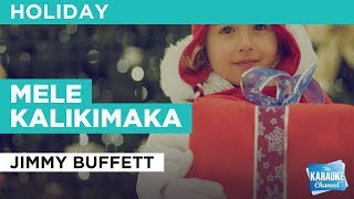 Mele Kalikimaka in the style of Jimmy Buffett  Karaoke with Lyrics [upl. by Esnohpla]