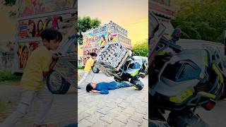 Mini dj accident ho gya😱😱 mini dj niche girte girte becha  minidj amazing shorts video [upl. by Maleen]