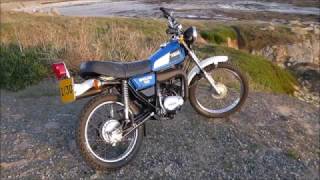 Yamaha DT100 Enduro  1977 Yamaha DT [upl. by Netaf159]