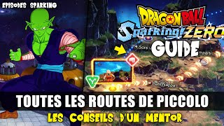 Dragon Ball Sparking Zero  Guide 100  TOUTES les Routes de PICCOLO 🏆 Chapitres Sparking [upl. by Aicemak]